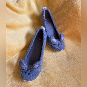 BC Footwear Grey Bunny Wedges
